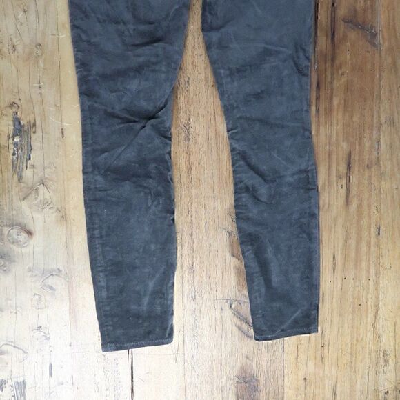 GAP 1969 BROWN VELVET SIDE ZIP LEGGING MID RISE STRETCH SIZE 25 REGULAR NWT - Picture 11 of 11